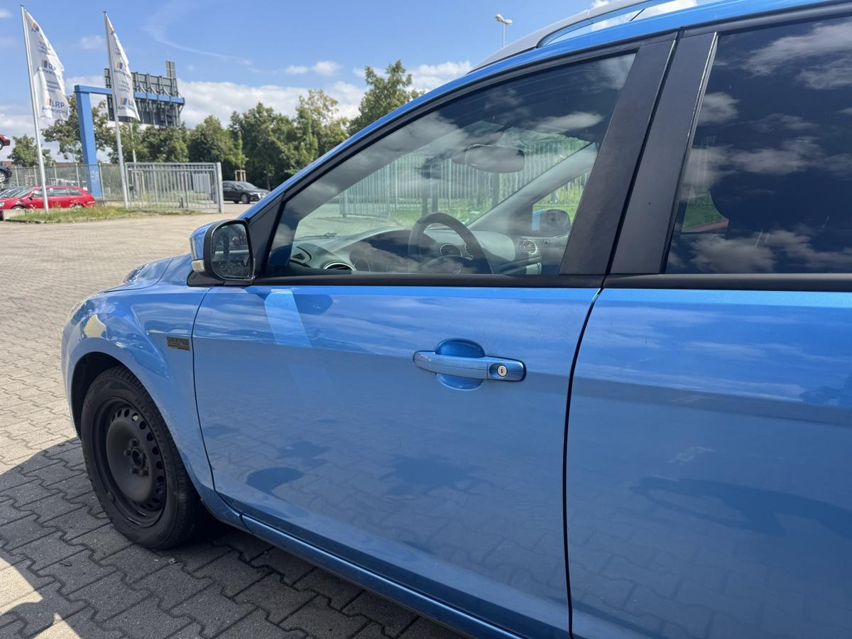 Ford Focus 2 original T&uuml;r vorn links Vision Blau 5-T&uuml;rer Facelift Bj.2008